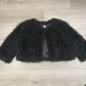 Black Fuzzy Jacket